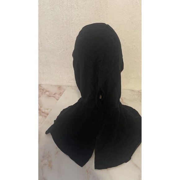 2004 Mario Chiodo Studios Halloween Scary Skeleton Mask W/black Hood Horror - Picture 2 of 9